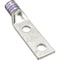 Panduit Two-Hole Compression Lug, 4/0 AWG Max, 1 to 2 in Stud, Standard Barrel, Copper, Purple LCDX4/0-12-X - alternate 2